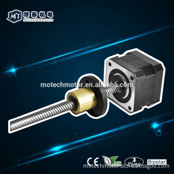 nema 17 ball screw stepper motor with anti-backlash nut